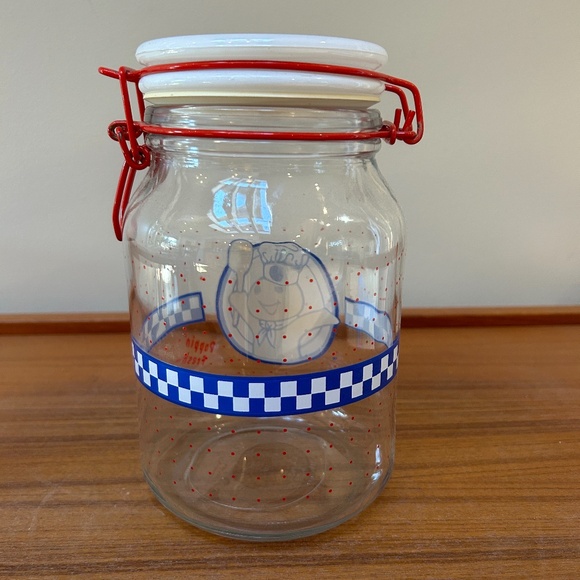 Poppin" Fresh Pilsbury Doughboy Mason Jar - Picture 3 of 6